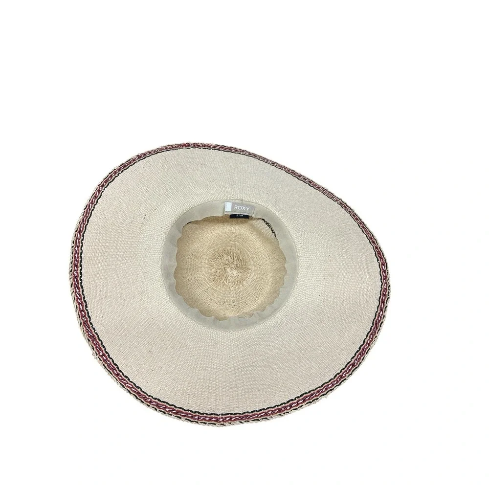 Roxy Under The Coconuts‎ Straw Sun Hat Cruise Resort Beach Travel Wear Small/Med